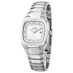TIME FORCE Women's Analog-Digital Quarz Uhr mit Edelstahl Armband TF2576L-02M von TIME FORCE
