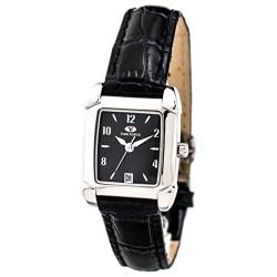 TIME FORCE Women's Analog-Digital Quarz Uhr mit Leder Armband TF2586L-01 von TIME FORCE
