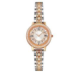 TIME100 Quarz-Armbanduhr für Damen, Japanisches Uhrwerk, leicht, luxuriös, Diamant, Edelstahl Geburtstagsgeschenk für Mama von TIME100