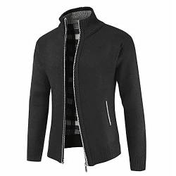 Strickjacke Herren Mit Kapuze Elegant Strickfleecejacke Herren Hoody Trachtenwesten Für Herren Leichte Trachtenjanker Herren Winter Jeansjacke Herren Trachtenjacke Herren von TIMELYE