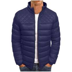 TIMELYE Herren Leichte Steppjacke Warm Skijacke Outdoor Herbst Jacke Herren Atmungsaktiv Winterjacke Warme Pilotenjacke Herren Jacke Puffer Daunenjacke Dünne Windjacke von TIMELYE