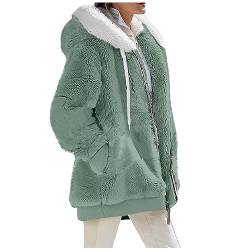 TIMELYE Outdoor Strickjacke Damen Grobstrick Leichte Wasserdichte Regenjacke Damen Lang Leichte Daunenjacke Damen Elegant Winterjacke Damen Lang Winter Bomberjacke Damen von TIMELYE