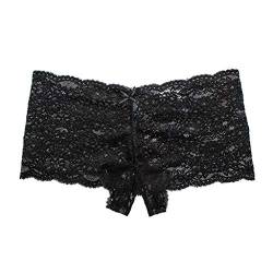 TIMIYUYU Damen Ouvert Slip Strings Tanga Erotische Damen Höschen Sexy Unterhosen Dessous Offener Schritt Spitze Reizvoller Niedrige Taille Erotik Panties Unterwäsche von TIMIYUYU