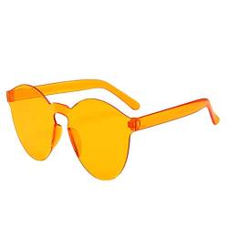 TIMIYUYU Sonnenbrille für Herren Damen Modische Oversized-Sonnenbrille Übergroß Sonnenbrillen Leichtgewicht Clear Lens Runde Party Brille Fahrerbrille Freien Eyewear für Reise, Fahren, (N, One Size) von TIMIYUYU