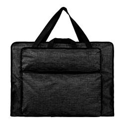 Große Künstler Tragetasche A2 Zeichenbrett Tasche Feuchtigkeitsfest Skizzenpad Schultertasche mit Griff 4K Kunst Portfolio Case Tragbare Tragetasche 8K Malerei Skizzieren Aufbewahrungstasche für von TINAYAUE