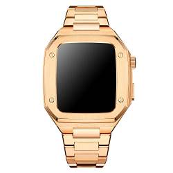 TINTAG Metall-Smartwatch-Set für Apple Watch, 45 mm, Edelstahl, Fallschutz, trendiges Armband für iWatch Serie 6, 5, 4, SE, 44 mm, 45mm Fro 8/7, Achat von TINTAG