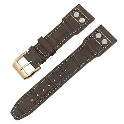 TINTAG Uhrenarmband für IWC IW3777 IW3270 Mark 18 Big Pilot's Watch Armband aus weichem Rindsleder, 20 mm, 21 mm, 22 mm, Lederarmband, 20 mm, Achat von TINTAG
