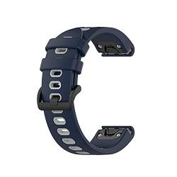 TIOYW Smartwatch-Armband für Garmin Fenix 5X 5 5S 6 6S 6X 7X 7 7S 3 3HR Forerunner 935 945 Schnellverschluss-Armband aus Silikon, 20 mm, Achat von TIOYW