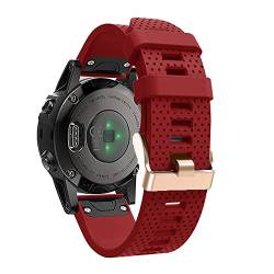 TIOYW Weiches Silikon-Armband, 20 mm, für Garmin Fenix 5S / 6S Smartwatch-Armband mit Schnellverschluss, 20mm Fenix 5S Plus, Achat von TIOYW