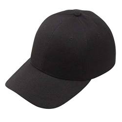 TIREOW Unisex Kappe Baseball Cap Verstellbar Erwachsenen Mütze Sommer Cappy (Schwarz) von TIREOW_Cap