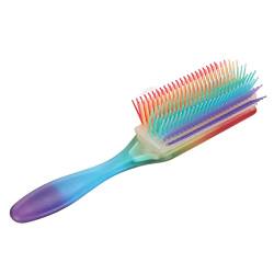 Haar-Bart-Bürste für Männer und Frauen, Mehrfarbige Kopfhaut-Massage-Haarbürste Zum Glätten und Entwirren, Praktisches Haarbürsten-Styling-Werkzeug mit Bequemem Griff, Friseurbürste für Den Heimsalon von TITA-DONG