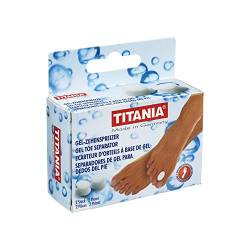 TITANIA Gel-Zehenspreizer, Angenehmer Tragekomfort und Idealer Schutz, 1er Pack (1 x 22 g) von TITANIA