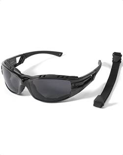 TJUTR Sportsonnenbrille Fahrradbrille: Perfekter UV Schutz für Herren und Damen beim Sportbrille Skibrille, Fahrrad brille, Laufbrille von TJUTR