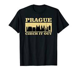 Prag Prague Tschechien Czech It Out Stadt Land Design T-Shirt von TM Shirts