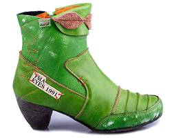 TMA 8909 Damen Stiefeletten Leder grün - EUR 38 von TMA