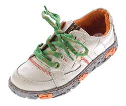 TMA Comfort Damen Leder Schuhe Schnürer 4181 Sneakers Weiß Turnschuhe Halbschuhe Gr. 39 von TMA