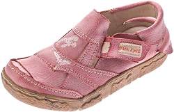 TMA Damen Comfort Sandaletten Leder Schuhe 7668 Rot Halbschuhe im Used Look Sandalen Gr. 36 von TMA