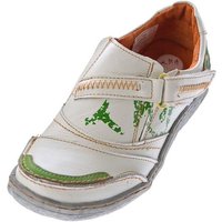 TMA Damen Leder Halb Schuhe Slipper Sneaker TMA 1364 Schnürschuh Used Look / Antik-Look von TMA