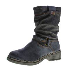 TMA Damen Winter Stiefel echt Leder gefüttert Stiefeletten 5005 Schuhe Schwarz Boots Gr. 37 von TMA