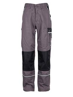 TMG® - Herren Bundhose/Cargohose mit Kniepolstertaschen - strapazierfähig - Grau (W30 T / EU94) von TMG INTERNATIONAL Textile Management Group