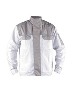 TMG® - Herren Bundjacke/Malerkleidung - strapazierfähig & leicht - Weiß (3XL) von TMG INTERNATIONAL Textile Management Group