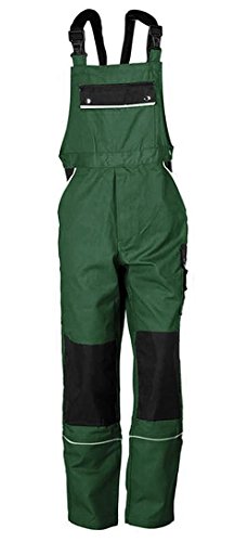 TMG Latzhose Arbeitshose Berufsbekleidung Übergrößen grün Gr. 62 von TMG