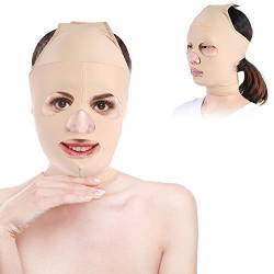 Dünne Gesichtsmaske, V Face Facial Lifting Mask Bandage Dünnes Gesicht Health Care Tool Gesichtsmassagegerät Beauty Mask für Frau und Mann(L) von TMISHION
