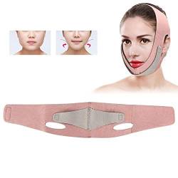 Wangenverband, Gesichtsverband, abnehmender Gesichtsschutzgürtel V-Form Facelifting Straffung Korrektur Bandage Shaper für die Gesichtspflege Dünner Hals Facelifting Double Chin(#1) von TMISHION