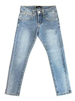 TMK Lange Jeans für Kinder, Jeanshose für Jungen mit elastischem Bund, Denim-Hose Blau Junior Mädchen (Code 2300), Jeans-2360, 10 Jahre von TMK