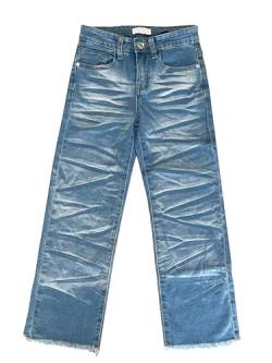 TMK Lange Jeans für Kinder, Jeanshose für Jungen mit elastischem Bund, Denim-Hose Blau Junior Mädchen (Code 2300), Jeans-9495, 12 Jahre von TMK