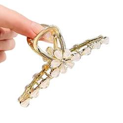 TOBILE Haarspangen, 3 Stück, Blumen-Legierung, Haifisch-Clip, weiblich, elegante Haarnadel-Haar-Accessoires-61 von TOBILE