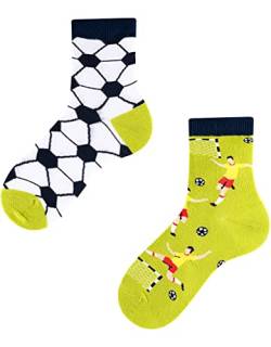 TODO Colours Lustige Socken Kinder mit motiv für Mädchen, Jungen, Kleinkind (Fussball Zeit Kinder, 23-26) von TODO