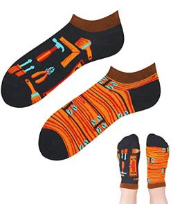 TODO Colours Lustige Socken mit Motiv - Mehrfarbige, Bunte, Verrückte für die Lebensfreude (35-38, z LOW Beste Ingenieur) von TODO