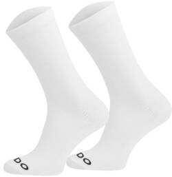 TODO Fahrradsocken Herren und Damen. Atmungsaktive Rennrad Socken Herren. Fahrrad Socken Herren, Radsocken (Rennrad Socken Weiß 47-50) von TODO