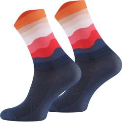 TODO Fahrradsocken Herren und Damen. Atmungsaktive Rennrad Socken. Fahrrad Socken Herren, Radsocken Herren (TuscanyRoads, 39-42) von TODO