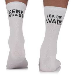 TODO Fahrradsocken Herren und Damen. Atmungsaktive Rennrad Socken. Motiv Fahrrad-Socken Herren, Radsocken Herren (Keine Gnade, 39-42) von TODO