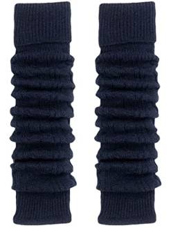 TODO Warme Stulpen Damen mit Wolle - Weich, Flexibel, Lang. Beinwärmen für Winter, Legwarmer Damen. (Marineblau) von TODO