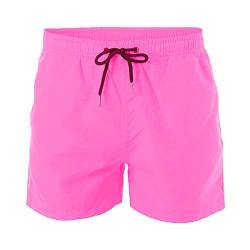 TOFOTL Trainingshose Herren Chino Cargo Cargohose Fit Sporthosen Für Männer Kurz Regular Hose Bermuda Kurze Hosen Herren Cargo Cargo Shorts Baggy Jogginghose Rosa M von TOFOTL