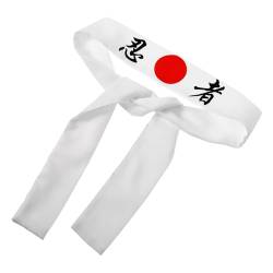 TOGEVAL Stirnband Sport Stirnband Karate Zubehör Stirnband Japanisches Stirnband Lauf Stirnband Yoga Stirnband Karate Kopfband Breite Stirnbänder Für Frauen Sushi von TOGEVAL