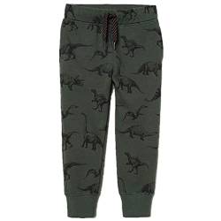 TOKYMOON Kinder Sweathose Mädchen Jungen Baumwoll Drucken Kinder Jogginghose Pants Kinder Hosen Casual Sporthose Jogger Pants Hose Babyhose Jogginghose 1-7 Jahre Dinosaurier 110-116 von TOKYMOON