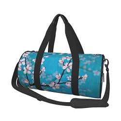 Reisegepäcktasche, bunt, groß, geeignet für Training, Reisen, viele Outdoor-Aktivitäten, Japanische Kirschblüten, Einheitsgröße von TOLKAT