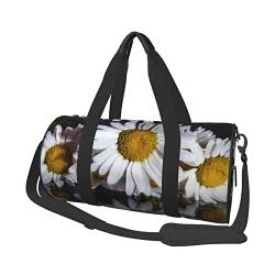 Runde Reisegepäcktasche mit großem Fassungsvermögen, geeignet für Training, Reisen, viele Outdoor-Aktivitäten, Daisy, Einheitsgröße von TOLKAT