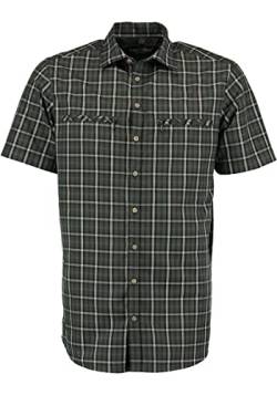 TOM COLLINS Herren Hemd Kurzarm Freizeithemd mit Liegekragen Basina, Größe:45/46, Farbe:dunkelgrün von TOM COLLINS
