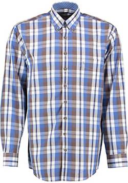 TOM COLLINS Herren Hemd Langarm Freizeithemd mit Button-Down Kragen Izuda, Größe:41/42, Farbe:Jeans von TOM COLLINS