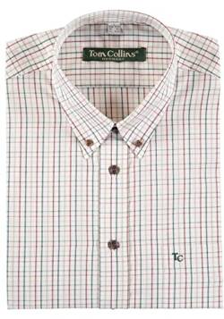 TOM COLLINS Herren Hemd Langarm Freizeithemd mit Button-Down Kragen Owuno, Größe:41/42, Farbe:ecrue von TOM COLLINS