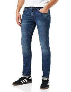 Denim TOM TAILOR Herren Piers Slim Jeans, 10282 - Dark Stone Wash Denim, 36W / 34L von TOM TAILOR Denim