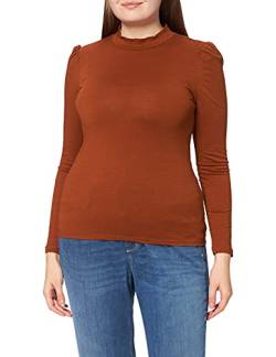 TOM TAILOR 1027265 Denim Damen Longsleeve T-Shirt, 26680 - Amber Brown, XXL von TOM TAILOR Denim