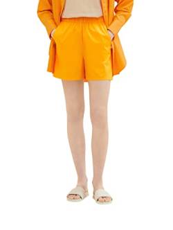 TOM TAILOR Denim Damen 1036506 Basic Shorts, 31684-Bright Mango Orange, XXL von TOM TAILOR Denim