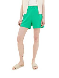 TOM TAILOR Denim Damen 1036855 Basic Shorts, 17327-Vibrant Light Green, XL von TOM TAILOR Denim
