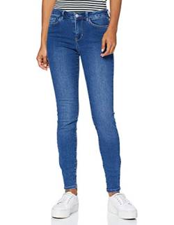 TOM TAILOR Denim Damen Nela Extra Skinny Jeans, 10119 - Used Mid Stone Blue Denim ,XS /32L von TOM TAILOR Denim